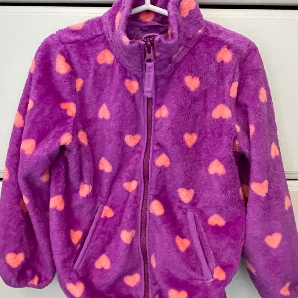 Lightweight Fleece heart jacket